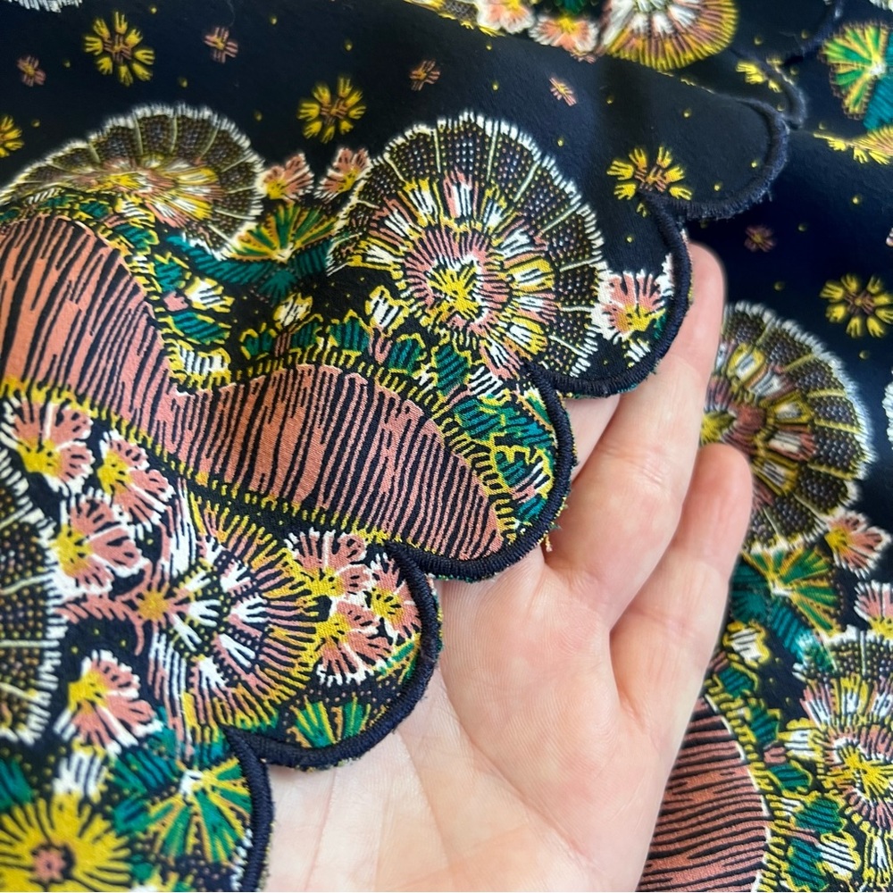 Point Sur (J.Crew) Tiered Scalloped Hem Skirt - Picture 11 of 11